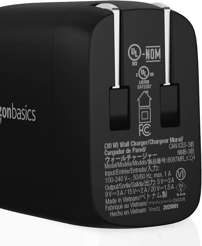 Amazon Basics 30W One-Port GaN USB-C Wall Charger - Image 2