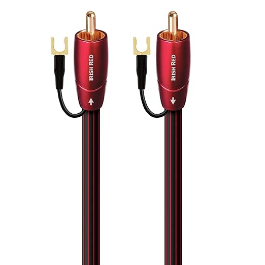 AudioQuest 12m Irish Red RCA Low-Frequency Subwoofer Audio Interconnect by AudioQuest