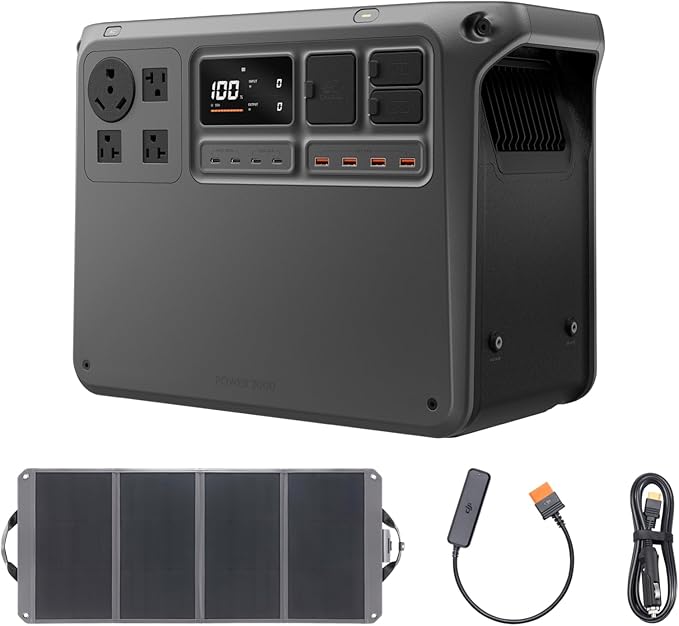 DJI Power 2000 Portable Power Station, Solar Generator by DJI