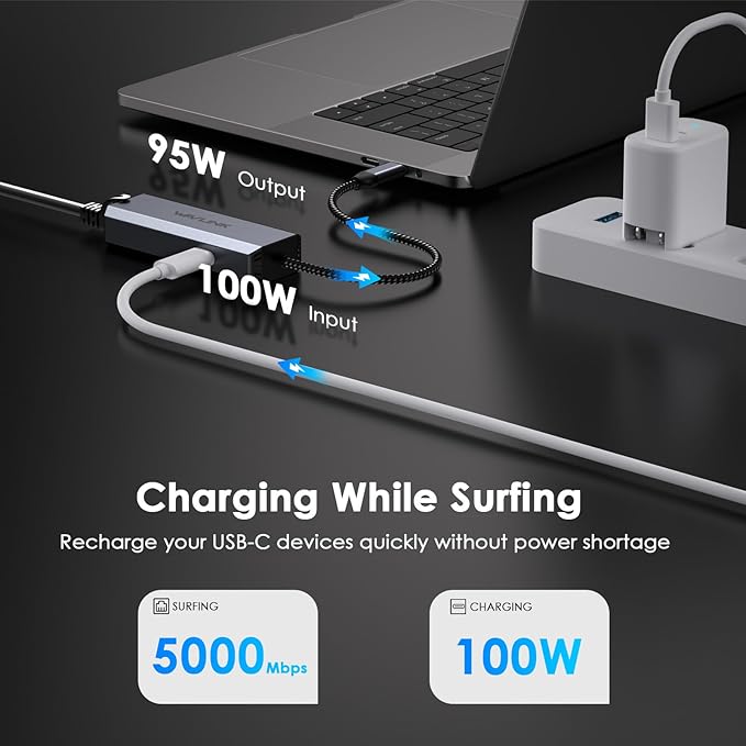 WAVLINK USB-C to Ethernet Adapter - Image 2