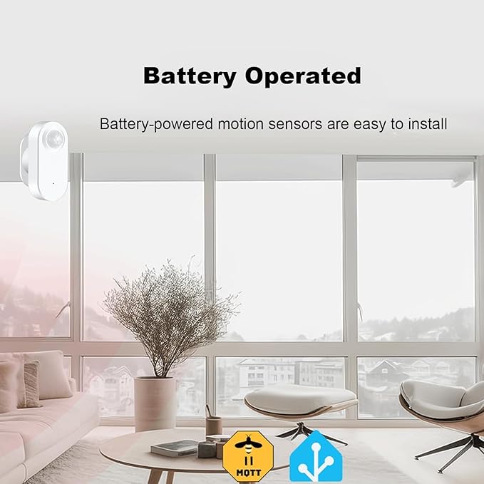 Haozee Smart Motion Sensor, Zigbee PIR Motion Sensor - Image 3