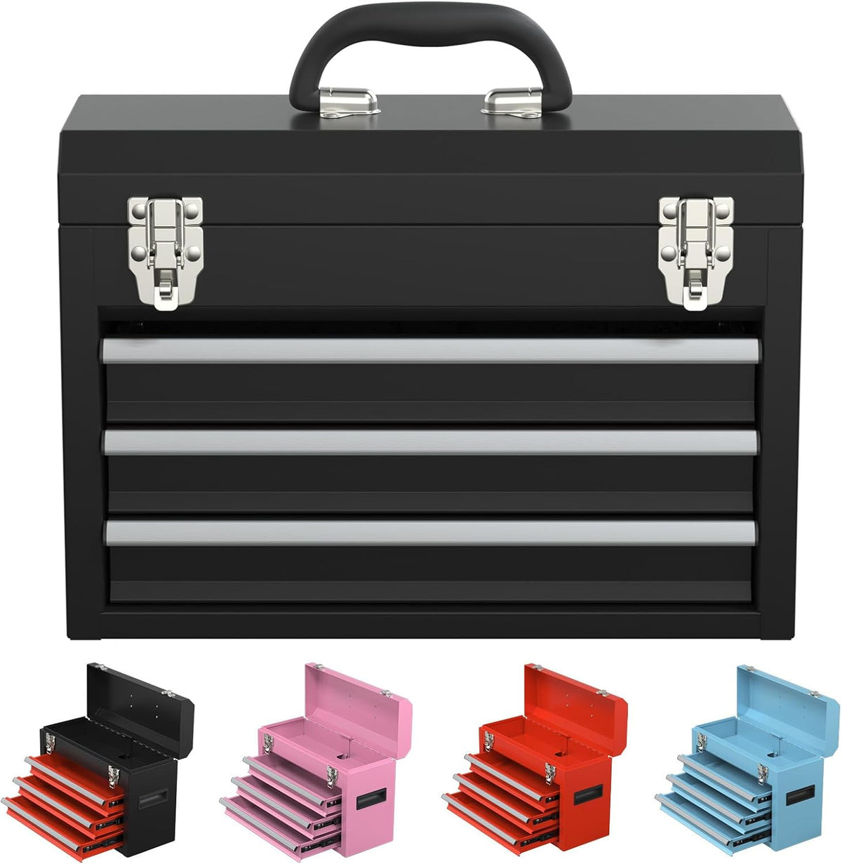 3 drawers small tool box, portable 3 drawer, main product view