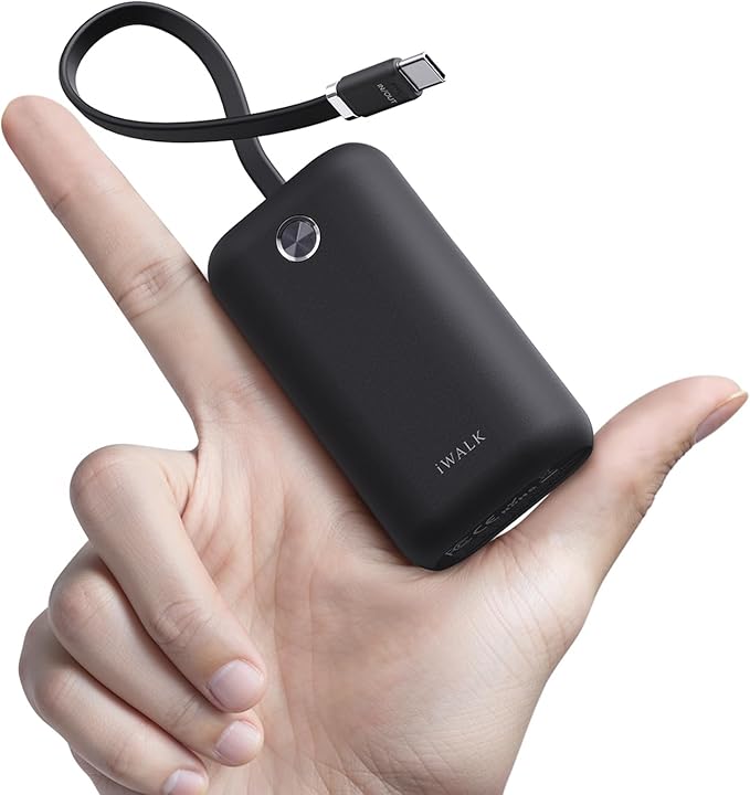 iWALK Mini Portable Charger 10, 22.5W USB-C Fast Charging Power Bank by iWALK