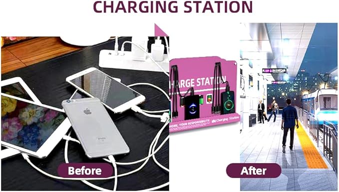 Wall Mounted Cell Phone Charging Station Mobile Phone Charging Station | Fast - Image 7