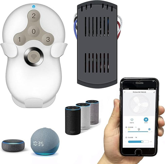 Universal Hunter Ceiling Fan Remote Control Kit, Smart Wi-Fi Control Kit by Prichor