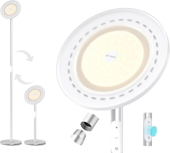 TROND Floor Lamp, 5000LM Super Bright Sky LED Modern Torchiere Standing Lamp by TRONDOfficial