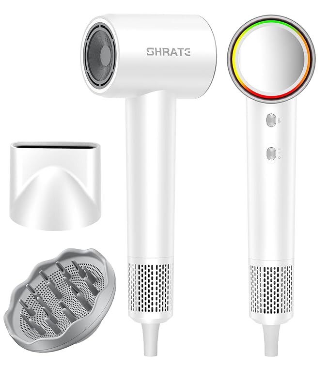 SHRATE Professional High Speed Ionic Hair Dryer | Ultra-Fast Drying | 500 by SHRATE