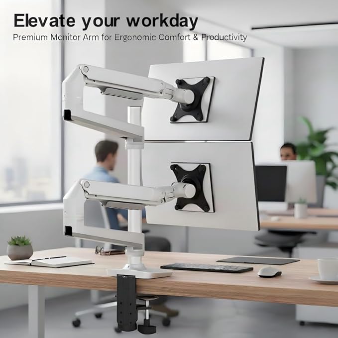 Ergounion Premium Dual Monitor Stand - Image 5