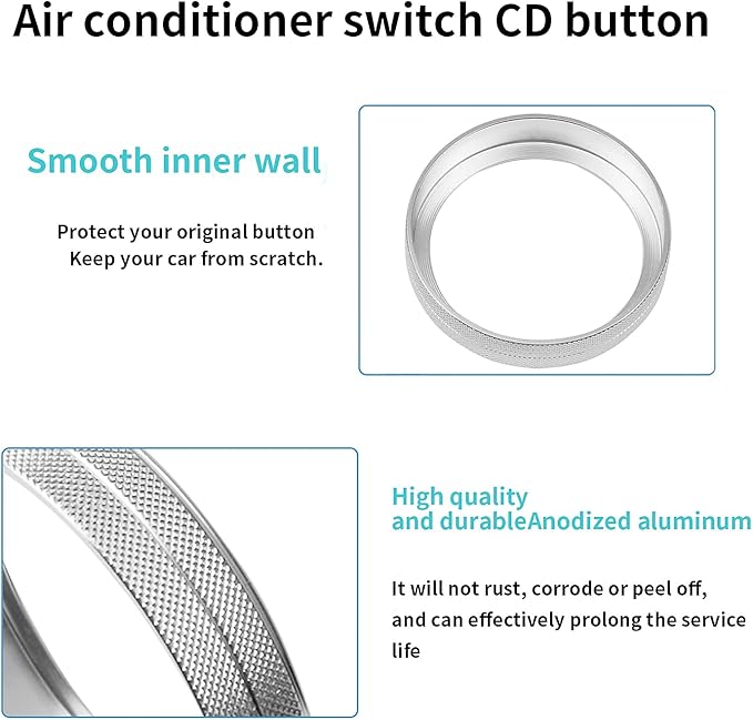 Knob Cover for F150 AC Climate Control Switch/Trailer/4WD/VOL/Tune Button - Image 4