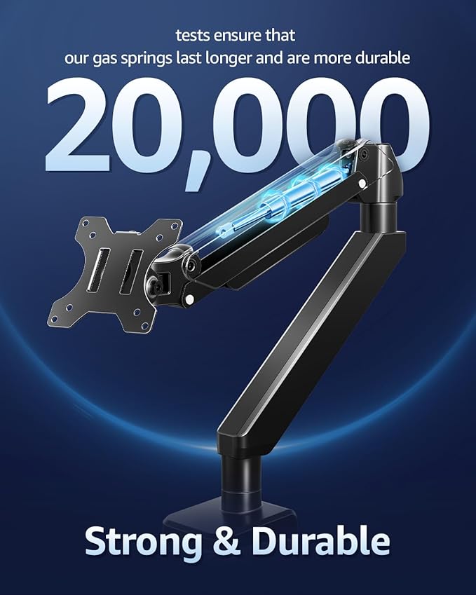 MOUNTUP Heavy Duty Single Monitor Arm - Image 7