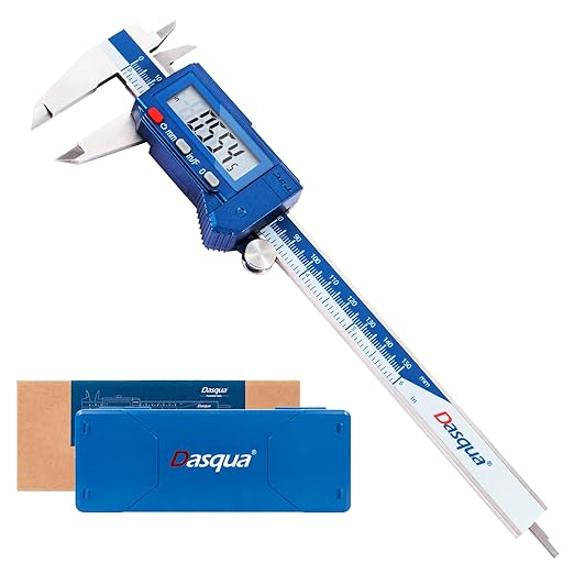 Dasqua 6” IP54 Digital Caliper, Stainless Steel Water-Resistant Precision by Dasqua