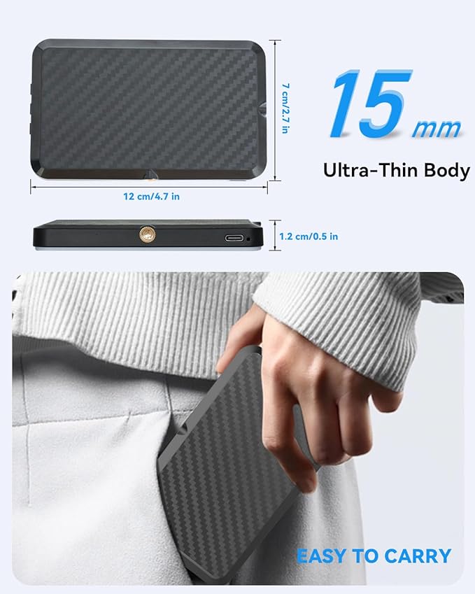 5000 mAh Portable Selfie Light for iPhone: Rechargeable Phone Fill Lights - Image 3
