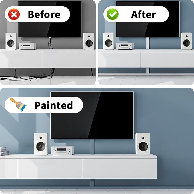 Extra-Long Paintable Cord Cover Hider - Image 5