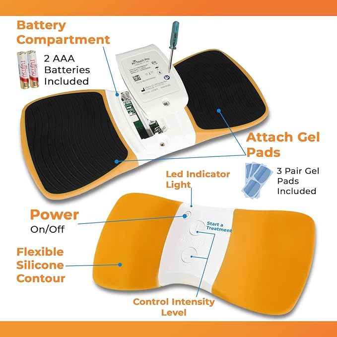 WiTouch Pro TENS Unit for Back Pain Relief & Recovery, Wearable Muscle - Image 5
