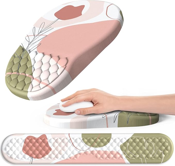Hasinart Ergonomic Mouse Pad and Keyboard Wrist Rest by Hasinart