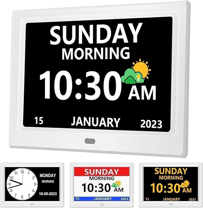 MRCHYDZ 11 Inch Clock with Day and Date by MRCHYDZ