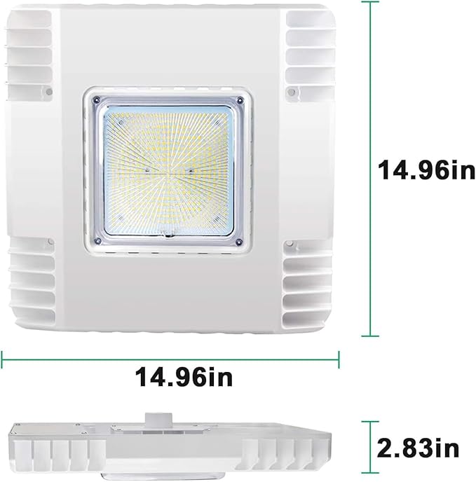 LED Gas Station Canopy Light, 150W Carport Ceiling Light 5700K, Surface Mount - Image 4