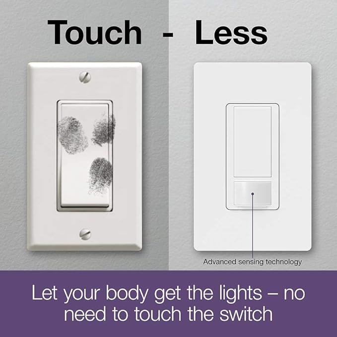 Lutron Maestro Motion Sensor Light Switch Indoor - Image 2
