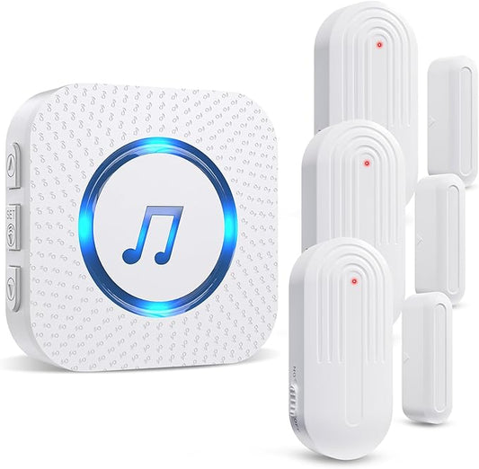 SanJie Door Sensor Chime for Door Opens， Door Entry Chime for by SANJIEGuardSecurity