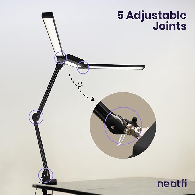 Neatfi LED Desk Lamp, Dimmable Desk Light - Image 8