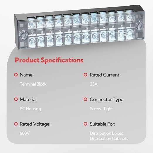 GAGIRA 6 Sets Terminals Block Strips - Image 4