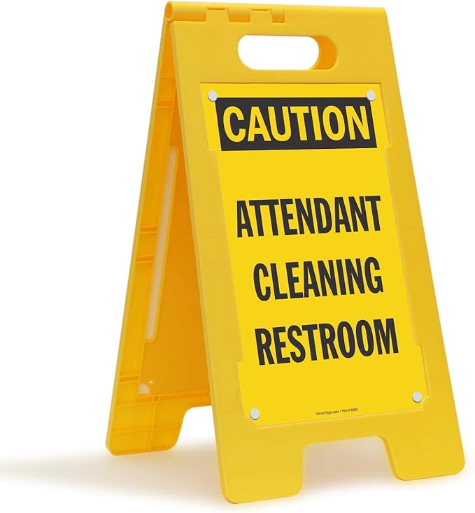 SmartSign 25 x 12 inch “Caution by SmartSign