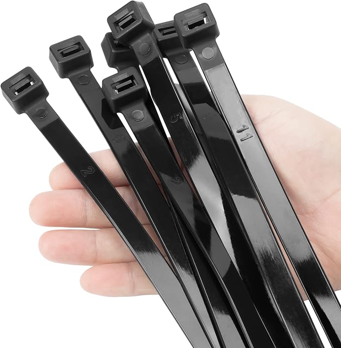 XINGO 26 inch Black Zip Ties Heavy Duty 40 PCS, 250 LBS Ultra Strong Plastic by XINGO