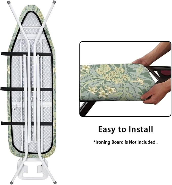 ZCFYGDX 15x48 in Ironing Board Covers Easy to Install Resistant, Elastic Edge 3 - Image 4