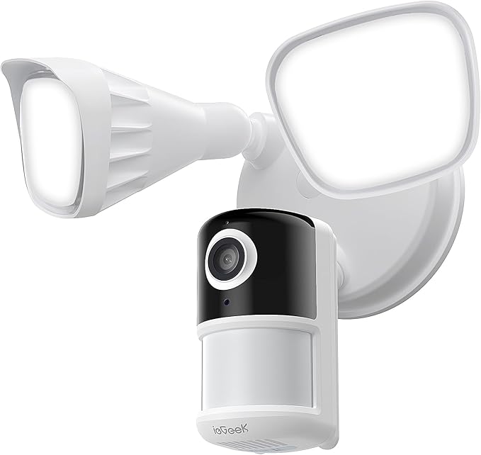 ieGeek Floodlight Camera, Outdoor Home Security Camera, 2K Wired Flood Light by ieGeek