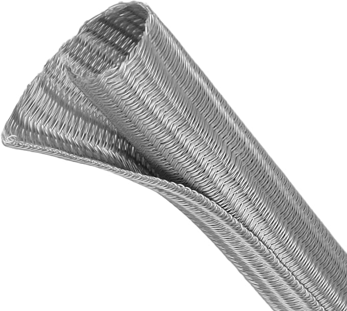 Split Wire Loom Tubing, Cable Protector Sleeve, Braided Cable Management by ConveniencetoYourLife