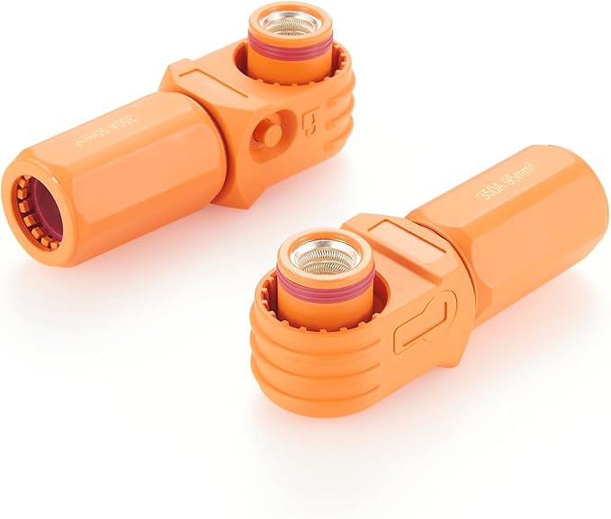90 Degree 12mm 350A 95mm² Single Core Plug by Unknown