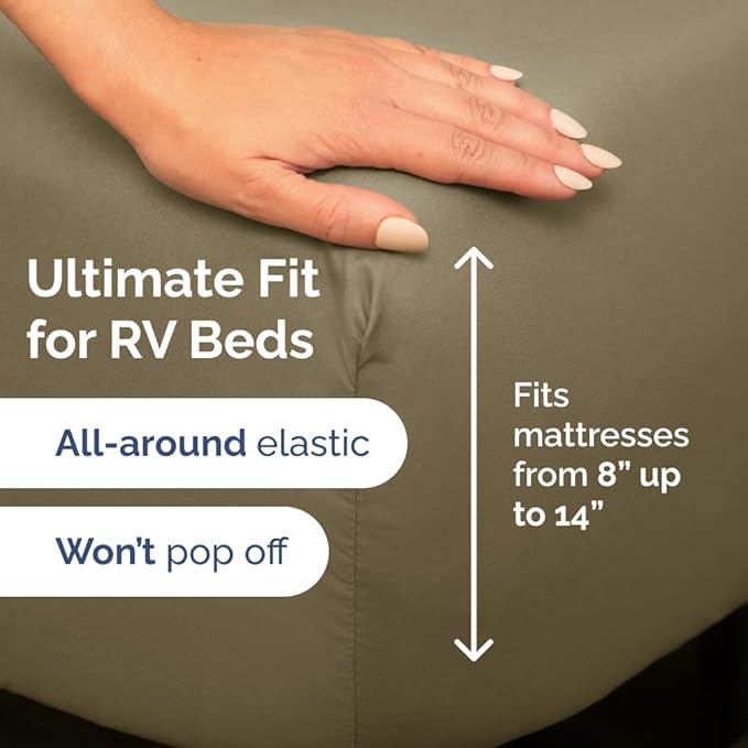 RV Short Queen Sheet Set 60 X 75 - Image 3