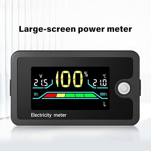 Elnwnnkc Voltmeter, 8-100V Electricity Monitors Digital Voltage Testers - Image 4