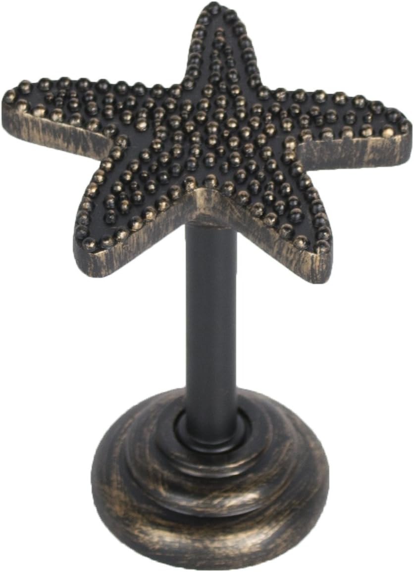 Urbanest Starfish Medallion, 3 1/4-inch Wide, Burnt Gold