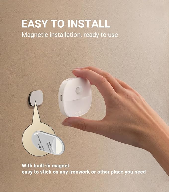 Lyridz Rechargeable Night Light, Motion Sensor Battery Nightlights, Mini - Image 8