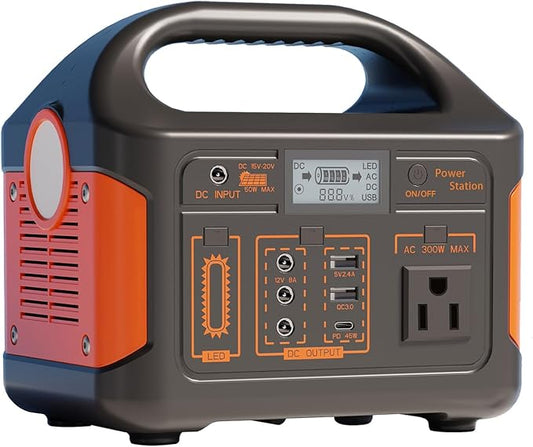 KAIYUEKJ Portable Power Station 256Wh LiFePO4 Battery, 300W Backup Lithium by Unknown