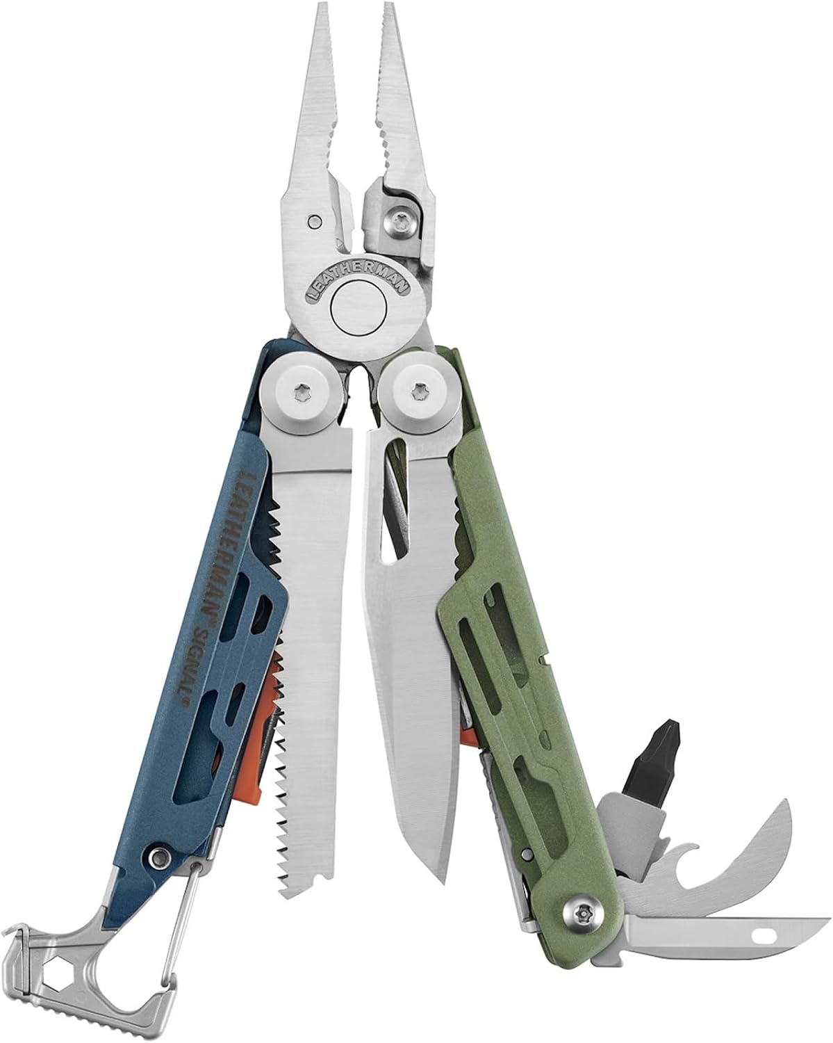 LEATHERMAN, Signal, 19-in-1 Multi-tool for Outdoors, Tundrascape | Camping, Hiking, Fishing, Survival, Durable & Lightweight EDC, Made in the USA