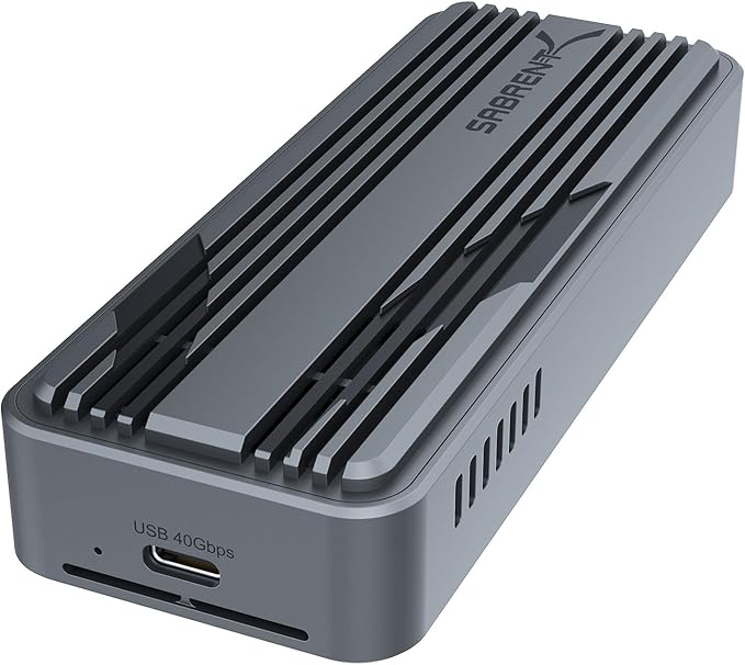 SABRENT USB4 NVMe SSD Enclosure – Tool-Free USB 4.0 M.2 PCIe 4.0 x4 External by SABRENT