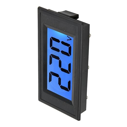 YB5135D Digital AC Voltmeter LCD Blue Backlight 2 Wires Voltage Tester Panel AC - Image 6