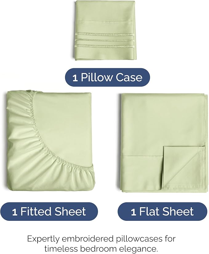 Twin Size 3 Piece Sheet Set - Image 2