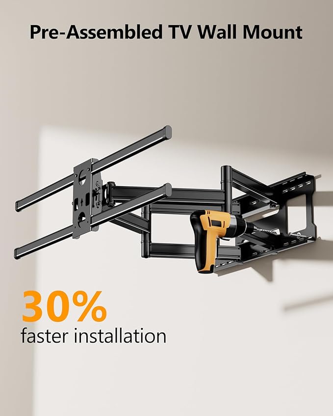 FORGING MOUNT Heavy Duty 60 to 120 inch XXXL Full Motion TV Wall Mount Max - Image 5