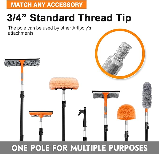 ARTIPOLY 20 Ft High Reach Window Squeegee - Image 5