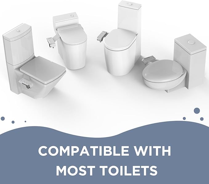HOPOPRO Bidet Attachment for Toilet, Non-Electric Bidet Ultra-Slim Dual Nozzle - Image 7