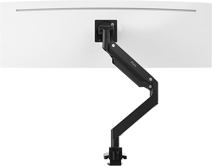 Pixio PS2S Titan Black Ultrawide Mega Heavy-Duty Premium Single Monitor Arm by Pixio