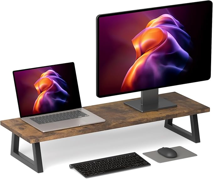 TEAMIX 31.5 inch Dual Monitor Riser by TEAMIX