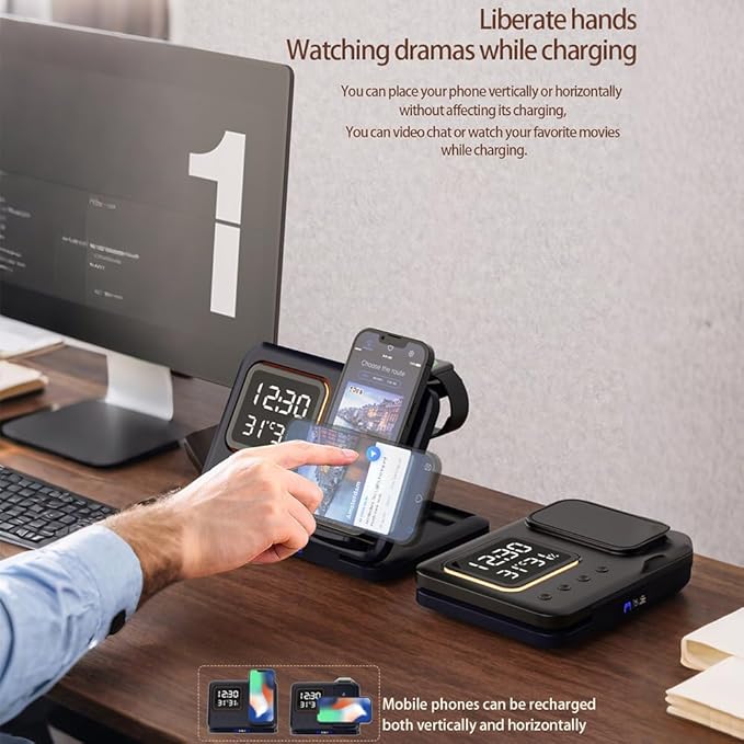 AYI 5in1 Multi Functional Wireless Charging Station - Image 9