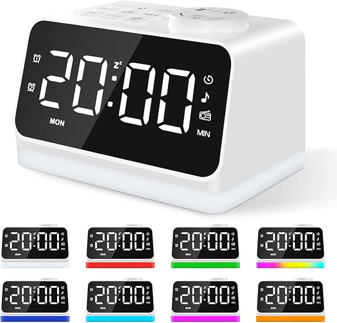 JALL Digital Alarm Clock with FM Radio - Image 9