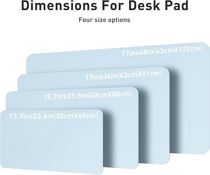 Aothia Leather Desk Pad Protector, Office Desk Mat, Large Mouse Pad, Non-Slip - Image 7
