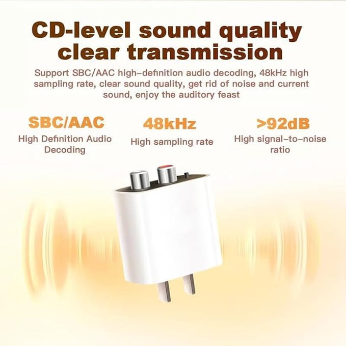 Bluetooth 5.4 Receiver – Upgrade Old Speakers to Wireless Audio, - Image 3