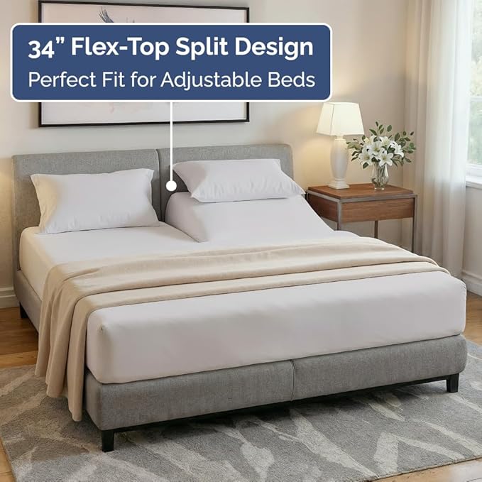 Split Head King Sheets Set - Image 3